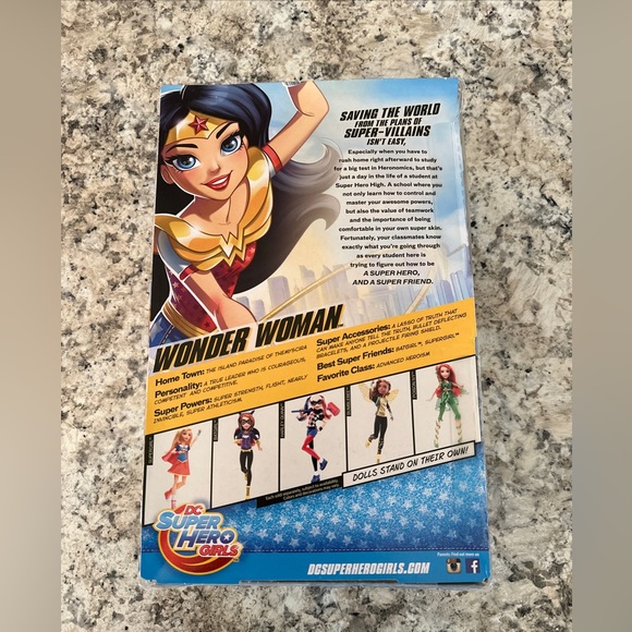 DC Super Hero Girls Wonder Woman 12 inch Doll - Picture 2 of 6